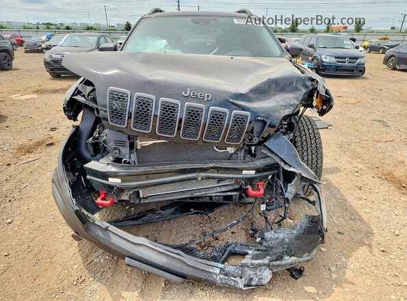 1C4PJMBX0MD188546 2021 JEEP CHEROKEE Black Вид спереду