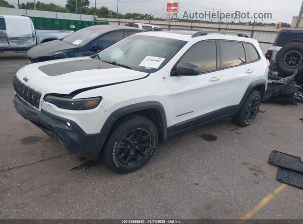 1C4PJMBX1LD527510 2020 JEEP CHEROKEE White წინა მარცხენა ხედი სამი მეოთხედიდან