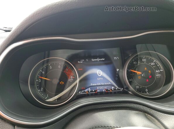 1C4PJMBX1LD588226 2020 JEEP CHEROKEE Black Instrument cluster view