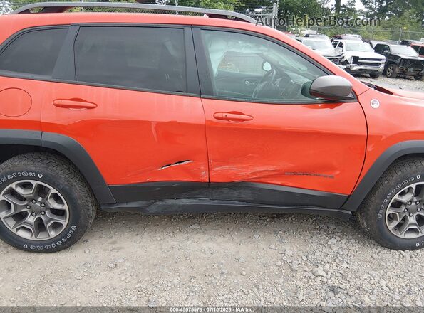 1C4PJMBX1MD230612 2021 JEEP CHEROKEE Orange Դիմացի տեսք