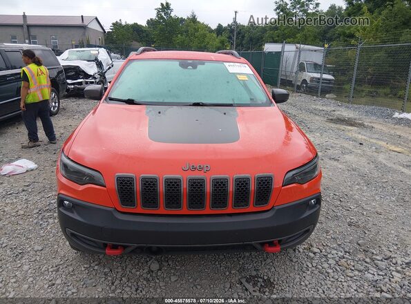 1C4PJMBX1MD230612 2021 JEEP CHEROKEE Orange Սարքավորումների վահանակի տեսք