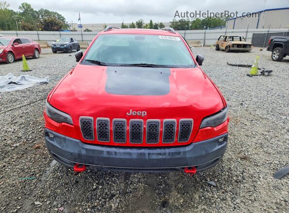 1C4PJMBX2KD298365 2019 JEEP CHEROKEE Red Widok z przodu