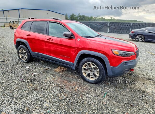 1C4PJMBX2KD298365 2019 JEEP CHEROKEE Red Przód prawy