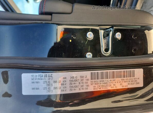 1C4PJMBX3JD571201 2018 JEEP CHEROKEE Black Widok naklejki z numerem VIN