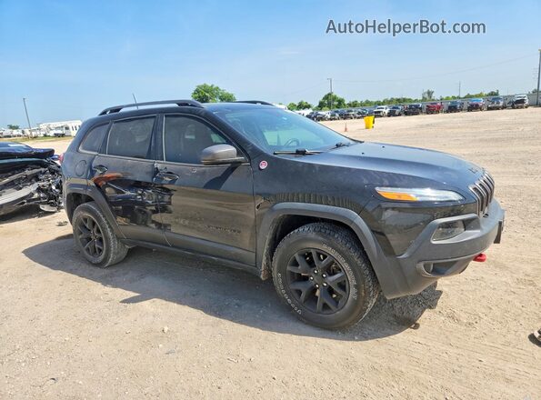 1C4PJMBX3JD571201 2018 JEEP CHEROKEE Black Przód prawy