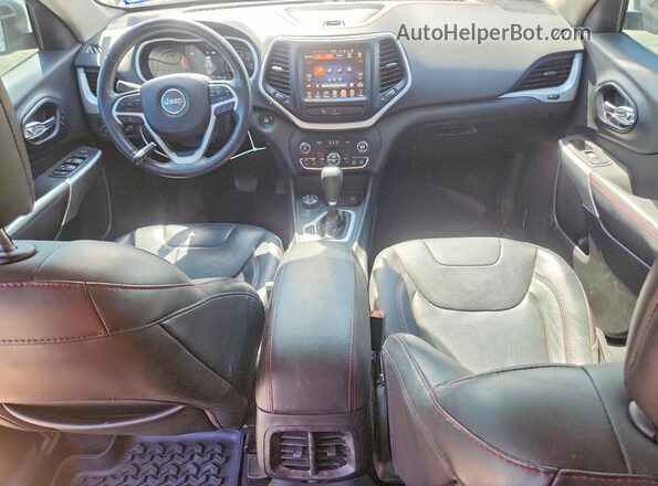 1C4PJMBX3JD571201 2018 JEEP CHEROKEE Black Widok deski rozdzielczej
