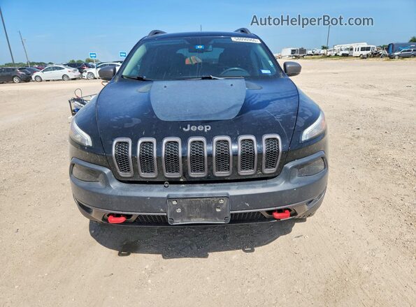 1C4PJMBX3JD571201 2018 JEEP CHEROKEE Black Widok z przodu
