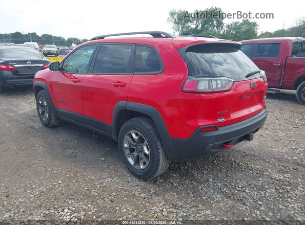 1C4PJMBX3KD195293 2019 JEEP CHEROKEE Красный Задняя левая четверть