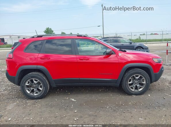 1C4PJMBX3KD195293 2019 JEEP CHEROKEE Красный Вид задней части салона