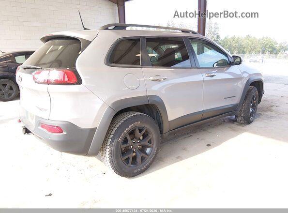 1C4PJMBX4JD507085 2018 JEEP CHEROKEE Blue Trasero derecho