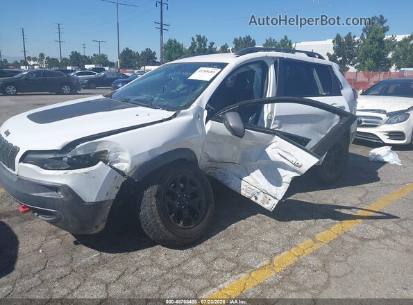 1C4PJMBX4KD311259 2019 JEEP CHEROKEE White Առջևի ձախ երեք քառորդ տեսարան