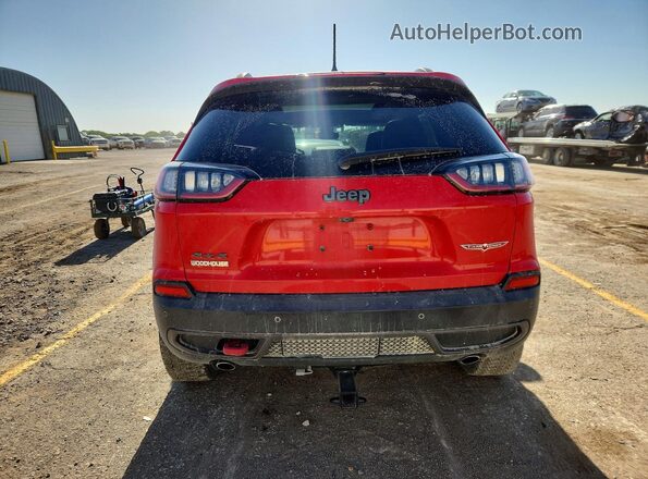 1C4PJMBX4KD451733 2019 JEEP CHEROKEE Red Rear view