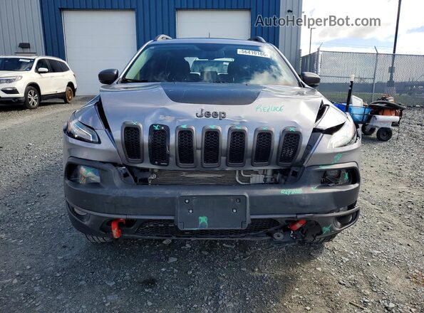1C4PJMBX5JD503210 2018 JEEP CHEROKEE Серый Вид спереди