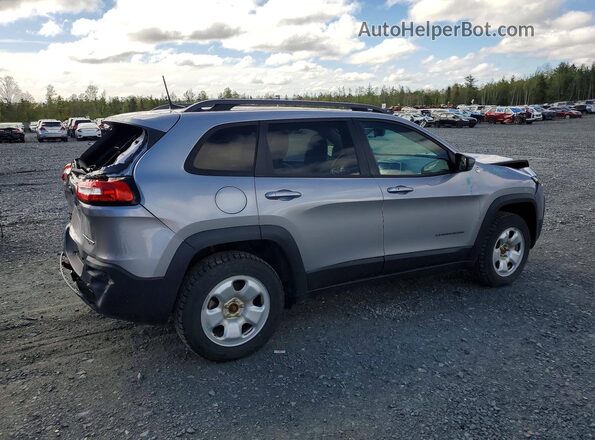 1C4PJMBX5JD503210 2018 JEEP CHEROKEE Серый Задняя правая четверть