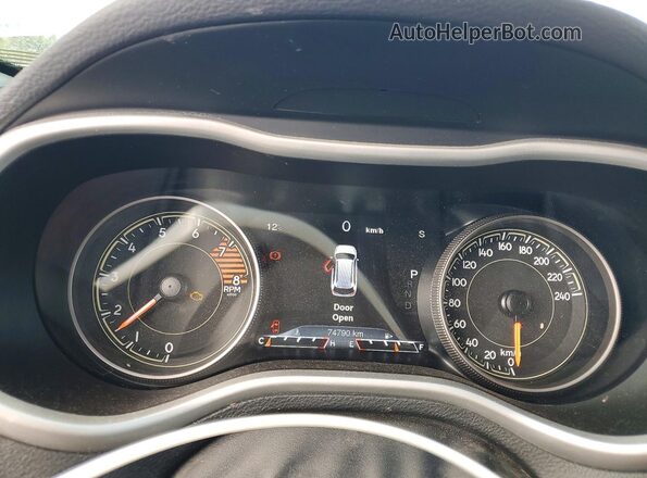 1C4PJMBX5JD503210 2018 JEEP CHEROKEE Серый Вид щитка приборов