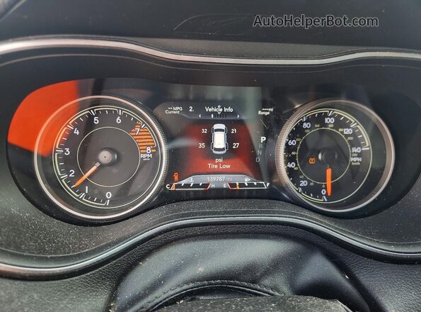 1C4PJMBX5KD153854 2019 JEEP CHEROKEE Gray Вид щитка приладів