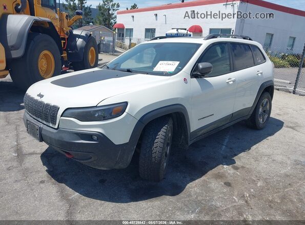 1C4PJMBX6KD311280 2019 JEEP CHEROKEE White წინა მარცხენა ხედი სამი მეოთხედიდან