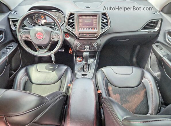 1C4PJMBX7KD395478 2019 JEEP CHEROKEE Gray Dashboard view