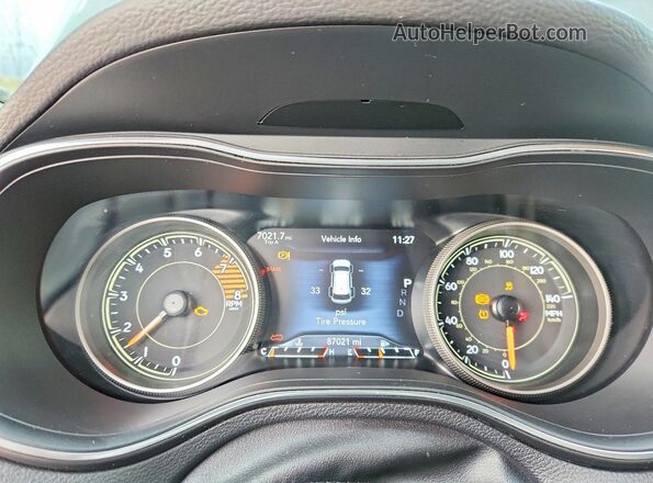 1C4PJMBX7KD395478 2019 JEEP CHEROKEE Gray Instrument cluster view