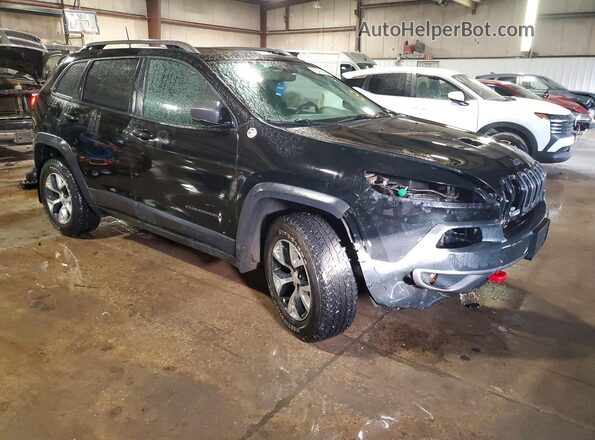 1C4PJMBX8JD619873 2018 JEEP CHEROKEE Black Вид спереду