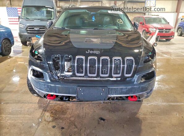 1C4PJMBX8JD619873 2018 JEEP CHEROKEE Black Вид ззаду