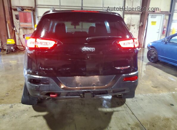 1C4PJMBX8JD619873 2018 JEEP CHEROKEE Black Вид щитка приладів