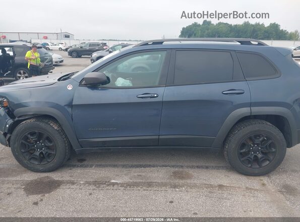 1C4PJMBX8KD386269 2019 JEEP CHEROKEE Синий Панорамный вид салона 360°