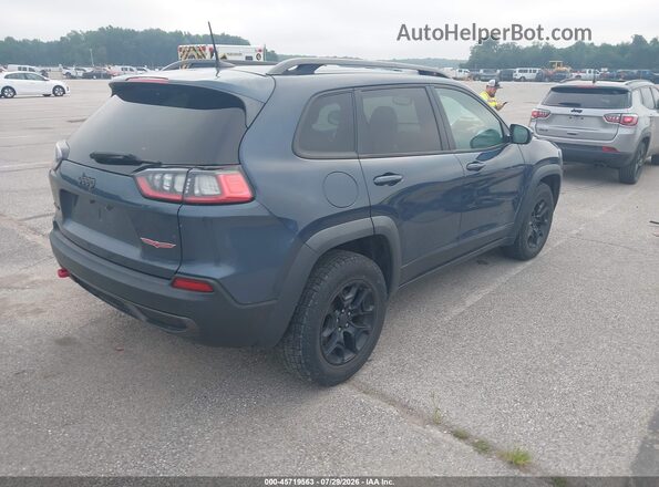 1C4PJMBX8KD386269 2019 JEEP CHEROKEE Синий Задняя правая четверть