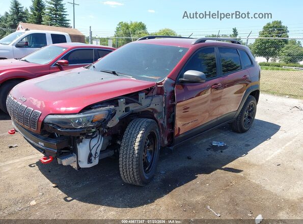 1C4PJMBX8KD401188 2019 JEEP CHEROKEE Red Vista tres cuartos delantera izquierda