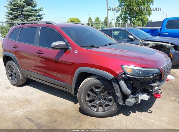 1C4PJMBX8KD401188 2019 JEEP CHEROKEE Red Vista interior trasera