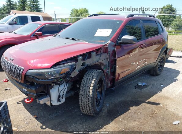 1C4PJMBX8KD401188 2019 JEEP CHEROKEE Red Vista frontal