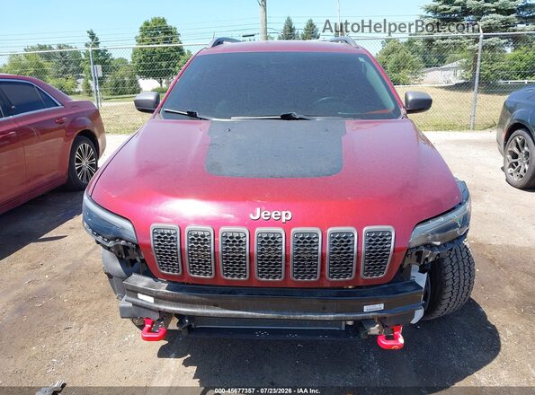 1C4PJMBX8KD401188 2019 JEEP CHEROKEE Red Vista del cuadro de instrumentos