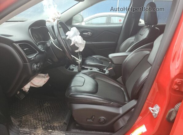 1C4PJMBX8KD471032 2019 JEEP CHEROKEE Red Vista interior delantera