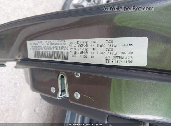 1C4PJMBX8KD484430 2019 JEEP CHEROKEE Серый Вид подкапотного пространства