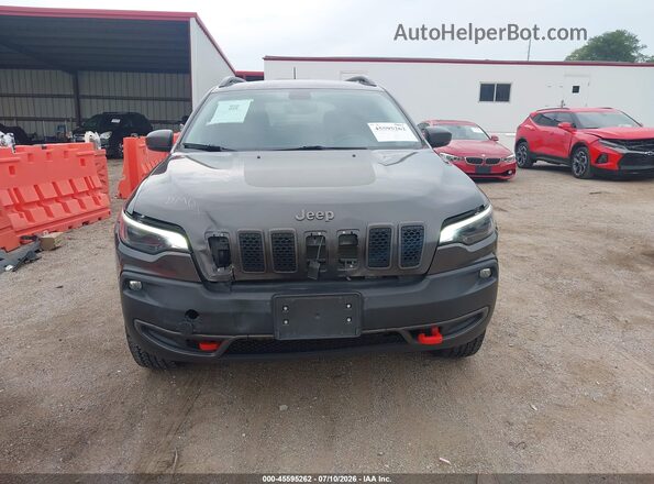 1C4PJMBX8KD484430 2019 JEEP CHEROKEE Серый Вид задней части салона