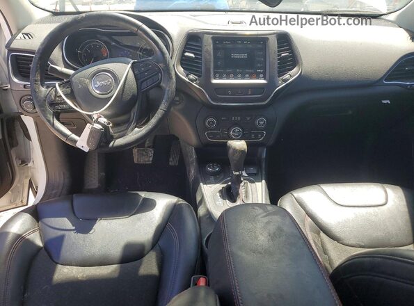 1C4PJMBX8MD118633 2021 JEEP CHEROKEE Белый Вид панели приборов