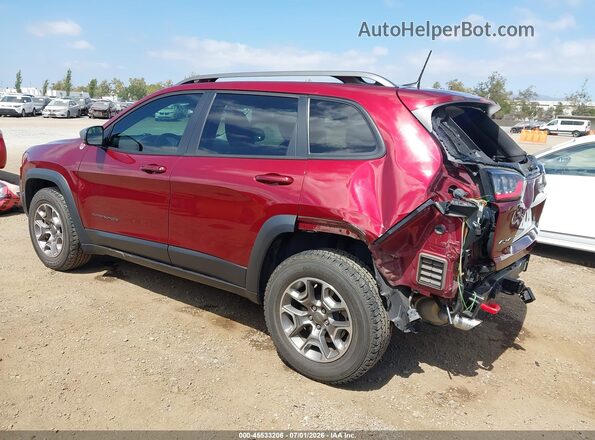 1C4PJMBX9MD166965 2021 JEEP CHEROKEE Red Հետևի ձախ
