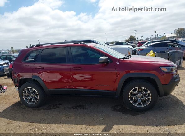 1C4PJMBX9MD166965 2021 JEEP CHEROKEE Red Սալոնի 360 աստիճան տեսք