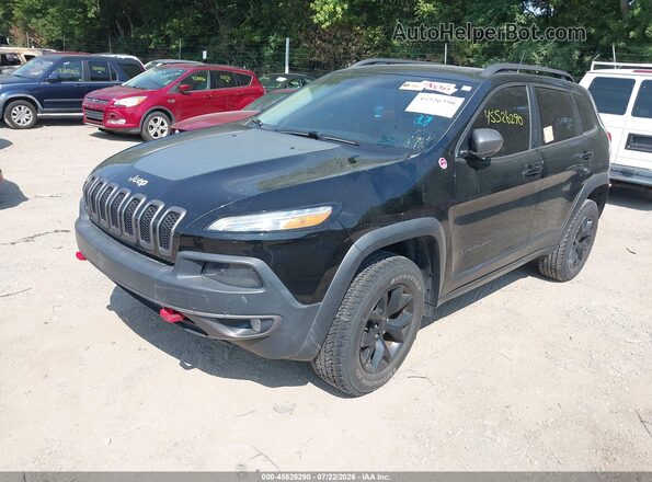1C4PJMBXXJD582597 2018 JEEP CHEROKEE Black Front left