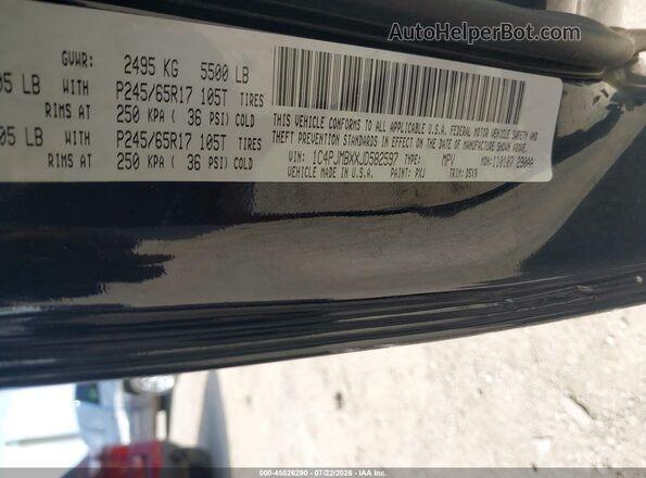 1C4PJMBXXJD582597 2018 JEEP CHEROKEE Black Engine compartment view