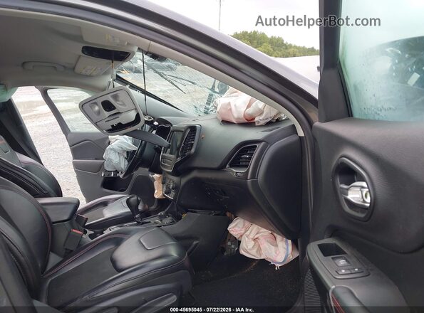 1C4PJMBXXKD253674 2019 JEEP CHEROKEE Gray Widok wnętrza z przodu