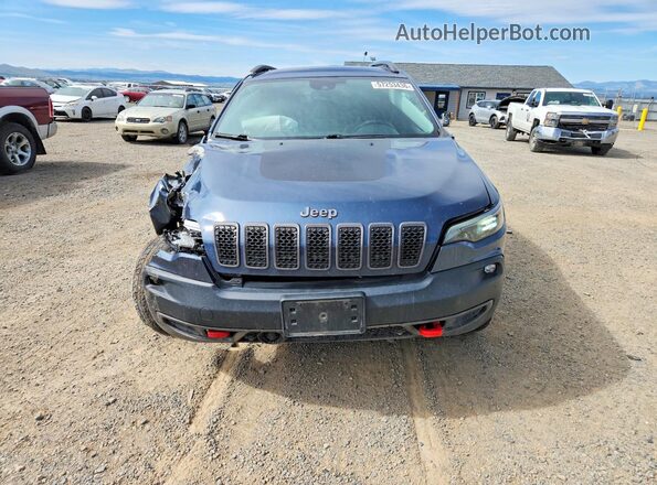 1C4PJMBXXKD379064 2019 JEEP CHEROKEE Blue Вид спереду