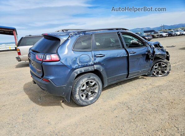 1C4PJMBXXKD379064 2019 JEEP CHEROKEE Blue Задня права чверть