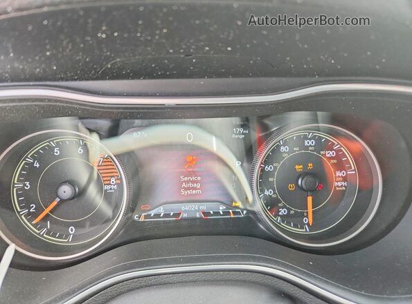 1C4PJMBXXKD379064 2019 JEEP CHEROKEE Blue Вид щитка приладів