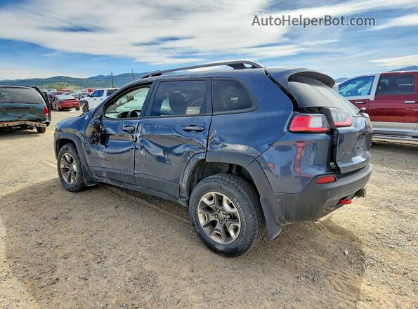 1C4PJMBXXKD379064 2019 JEEP CHEROKEE Blue Задня ліва чверть