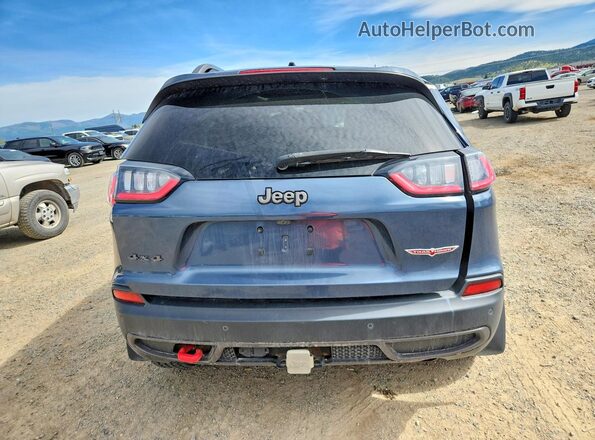 1C4PJMBXXKD379064 2019 JEEP CHEROKEE Blue Вид ззаду