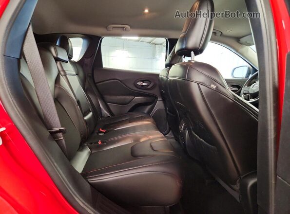 1C4PJMBXXKD395474 2019 JEEP CHEROKEE Красный Вид задней части салона