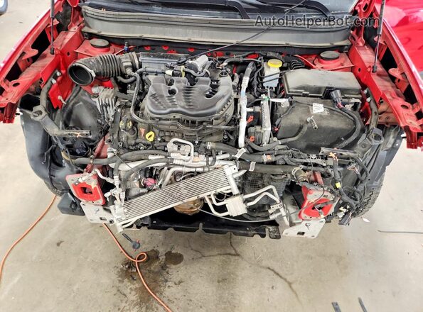 1C4PJMBXXKD395474 2019 JEEP CHEROKEE Красный Вид подкапотного пространства