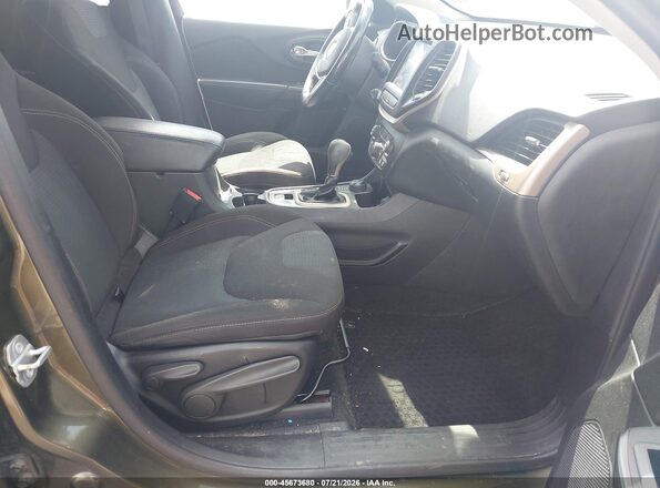 1C4PJMCB0GW117259 2016 JEEP CHEROKEE Green წინა სალონის ხედი