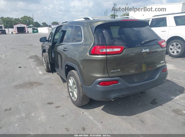1C4PJMCB0GW117259 2016 JEEP CHEROKEE Green უკანა მარცხენა